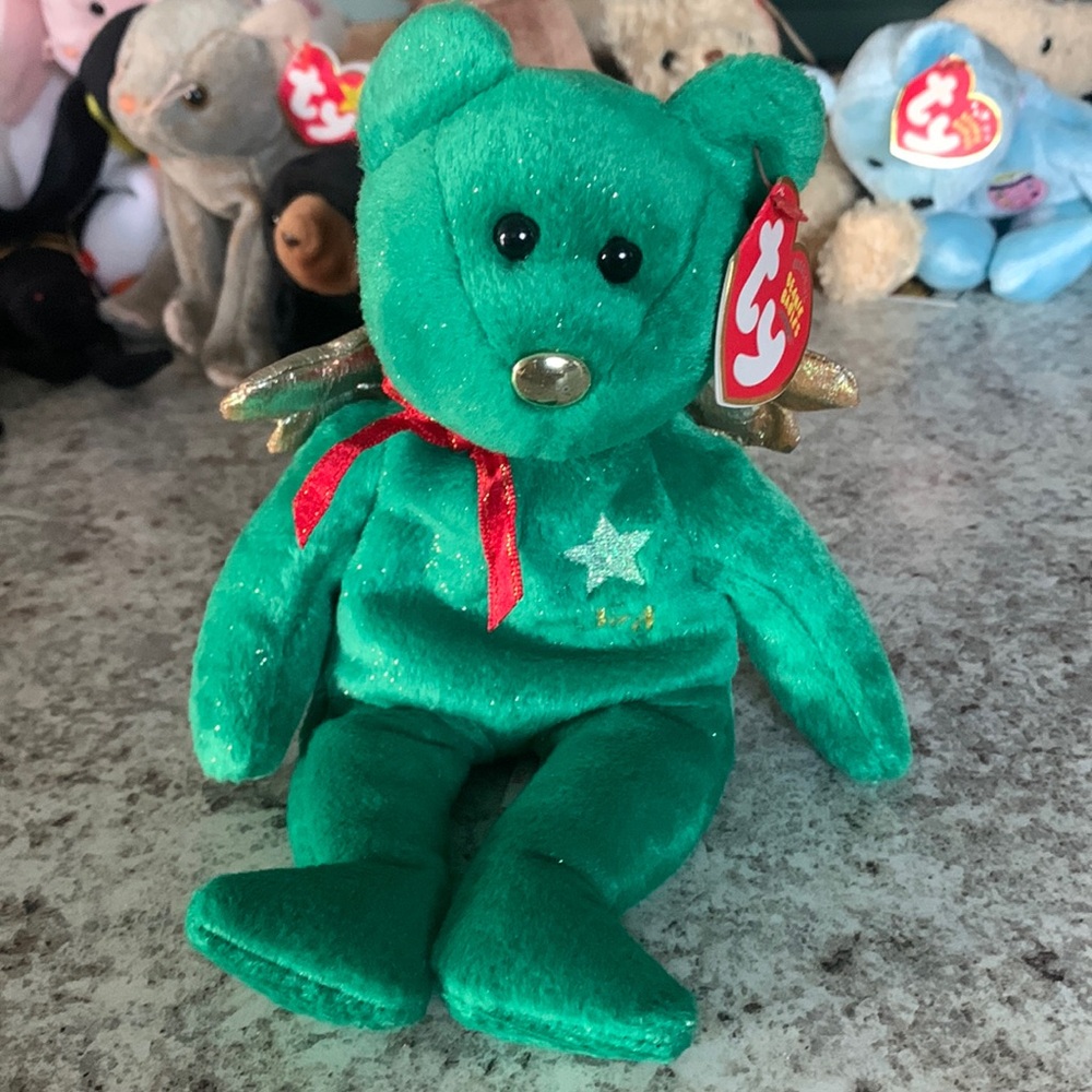 ty beanie babies Christmas Bears Joy